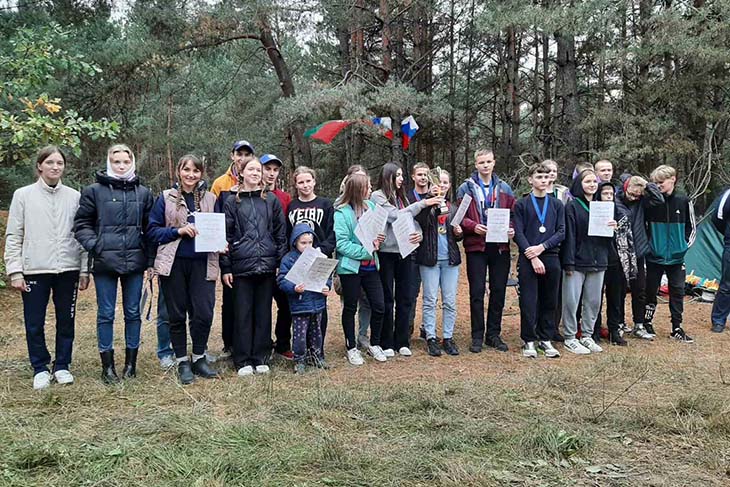 Команду Кобринского района наградили Дипломом II степени на областной спартакиаде по туризму