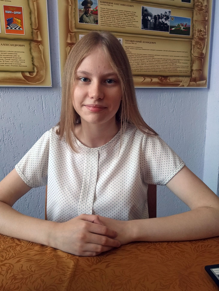 Анна Онуфриюк – 100 баллов по русскому языку (средняя школа № 1 г. Кобрина)