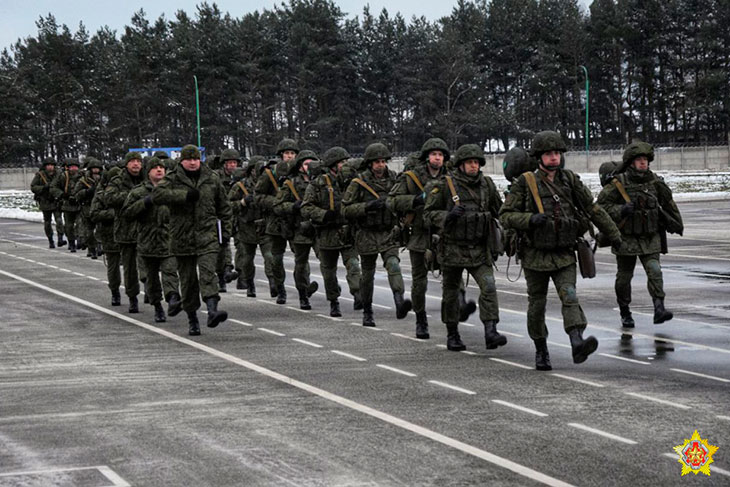 В 38-й Брестской десантно-штурмовой бригаде прошел смотр готовности