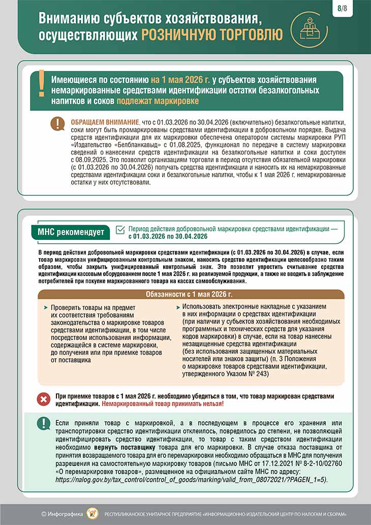 C 1 октября маркировка некоторых товаров средствами идентификации белорусского образца обязательна: кому стоит подготовиться заранее