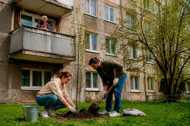 Штраф до 1125 рублей за самовольно посаженное дерево во дворе многоквартирного дома — что еще нужно знать жильцам