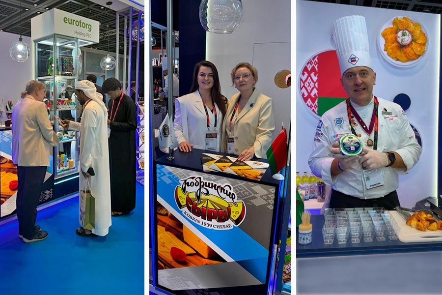 Gulfood 2026 проходит в Дубае: кобринчане удивляют арабов жареным сыром и мороженым