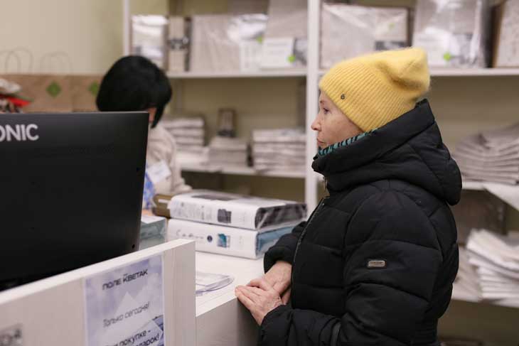 Магазин льняного текстиля «Поле кветак» в Кобрине встретил первых покупателей. Чем удивил?