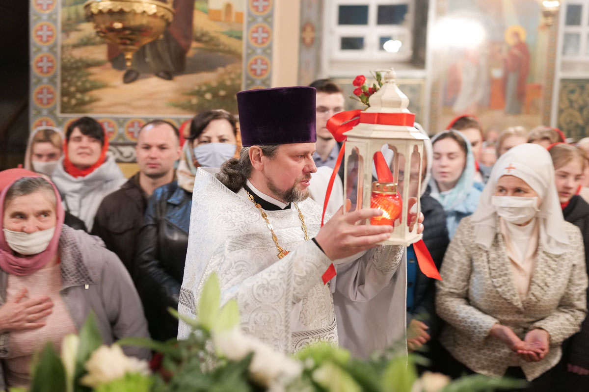 Христос воскресе! Кобрин православный празднует Пасху Христову