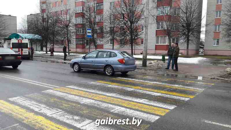 В Кобрине очередной наезд на пешехода