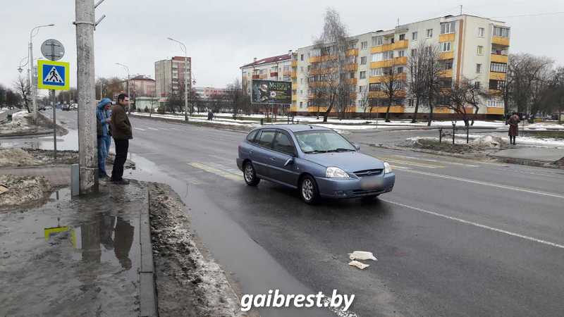 В Кобрине очередной наезд на пешехода
