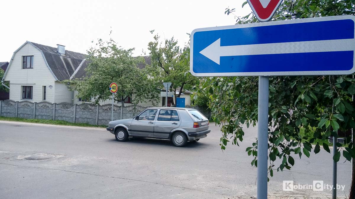 Кобрин: на Трудовой и Граничной ввели одностороннее движение