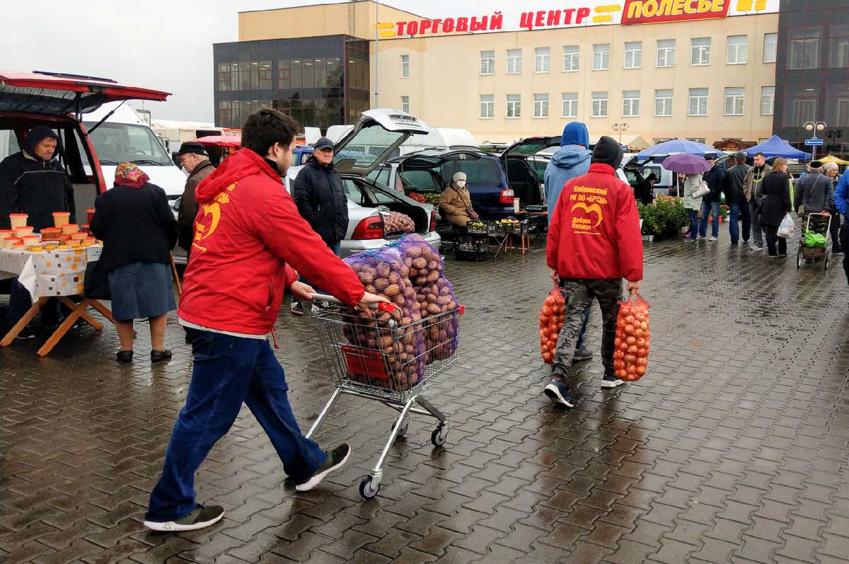 Волонтеры БРСМ. Осенняя ярмарка 2020 в Кобрине
