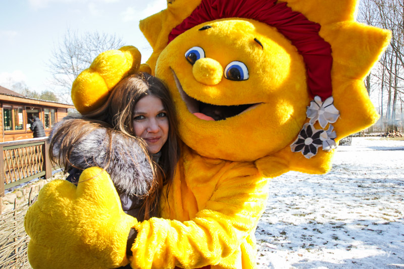 Как на страусиной ферме народ Масленицу праздновал