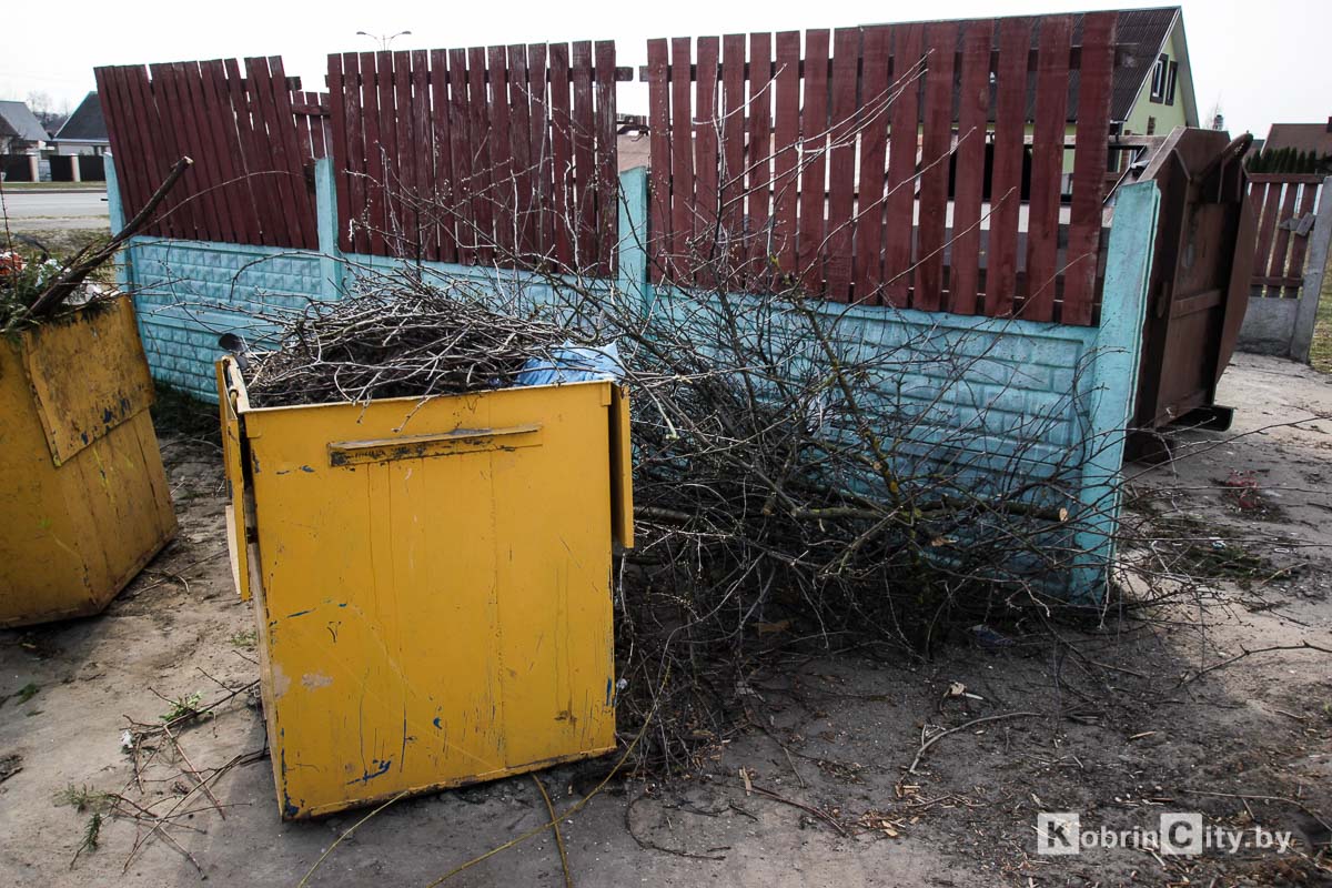 В Кобрине планируют ликвидировать 9 контейнерных площадок по сбору ТКО в частном секторе