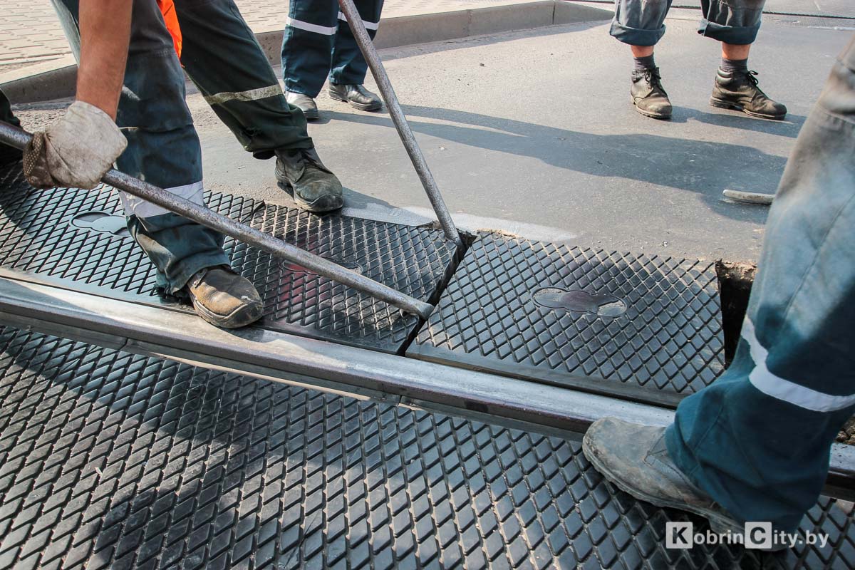 Объезд! Закрыт на ремонт жд переезд по ул. Ленина в Кобрине