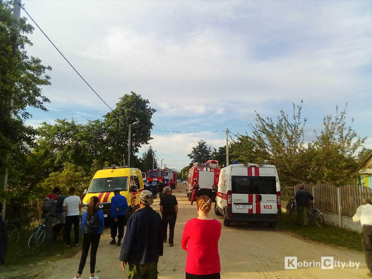 Залесье пожар