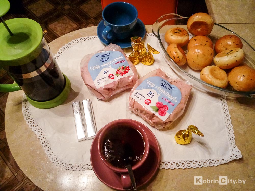 Новый жабинковский сахар в магазинах Кобрина