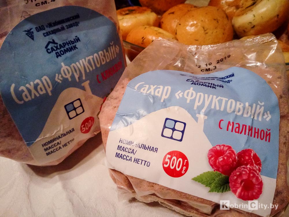 Новый жабинковский сахар в магазинах Кобрина