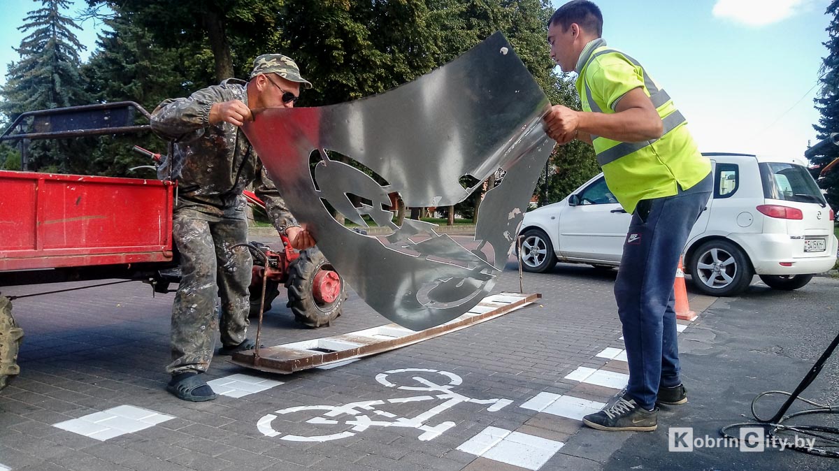 Благоустройство велодорожек в Кобрине