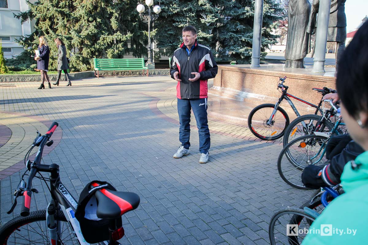 Открытие велодорожек в Кобрине