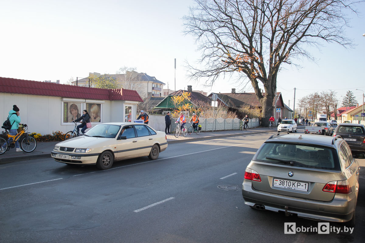 Открытие велодорожек в Кобрине