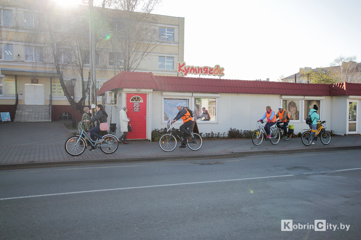 Открытие велодорожек в Кобрине