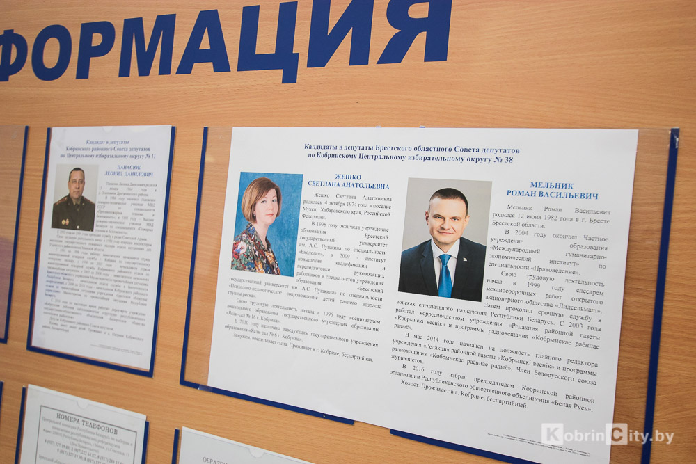 Выборы в местные Советы депутатов в Кобрине 2018