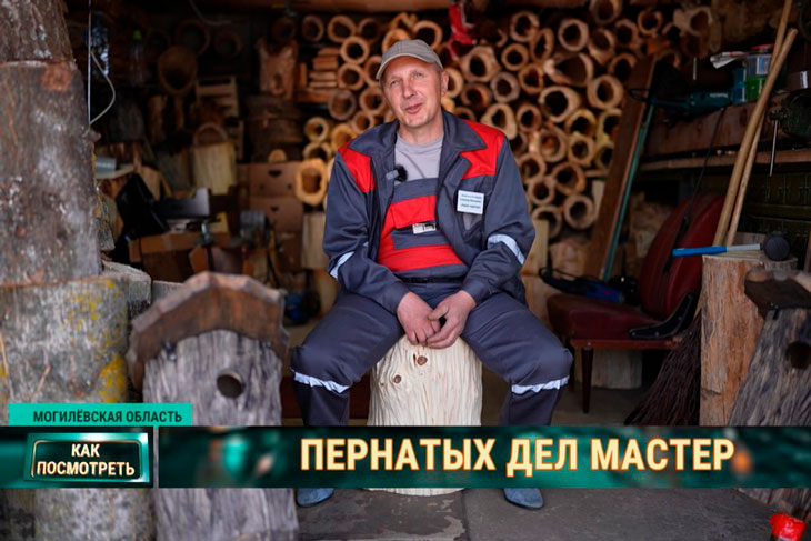 «Переборол себя и пошел дворником». Как работник детского сада стал уникальным мастером – делает дуплянки
