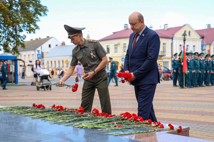 Кобрин с размахом отметил День пожарной службы Беларуси. Фоторепортаж