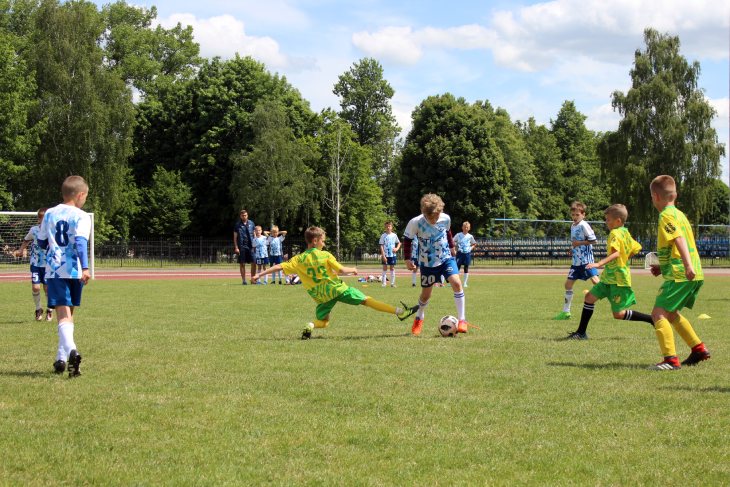 В Кобрине состоялся республиканский турнир Polesie Cup 2023 — на стадионе «Юность» выступили восемь команд из разных городов страны