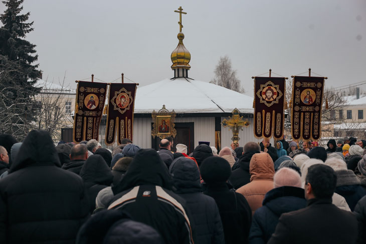 Православные кобринчане отметили Крещение Господне: фоторепортаж из кафедрального собора Александра Невского