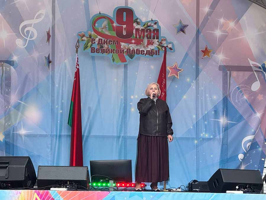 Кобрин отмечает 80-летие Победы. Фоторепортаж
