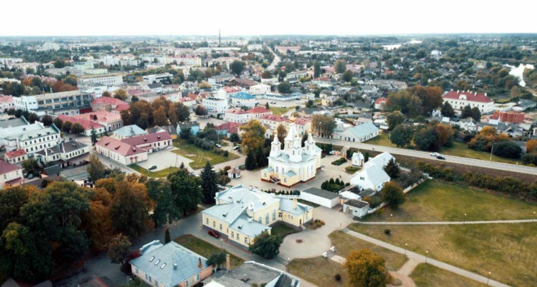 Что видят птицы, когда пролетают осенью над Кобрином. Показываем