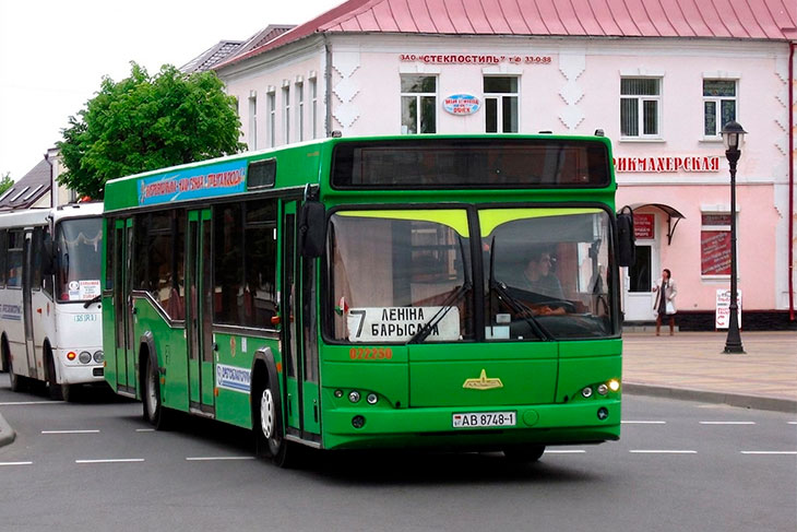 Кобринский автопарк: с 20 августа автобусы №7 и №7А ездят по новому графику. Оба транспорта курсируют через деревню Борисово