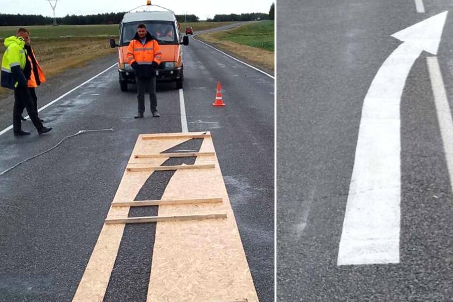 В Беларуси на M10 появилась новая разметка. Где ещё её можно встретить и что она означает