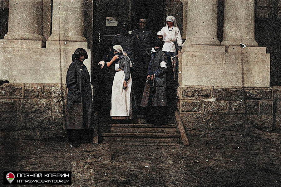 Кобрин,&nbsp;плашадь Замковая, 1915 год