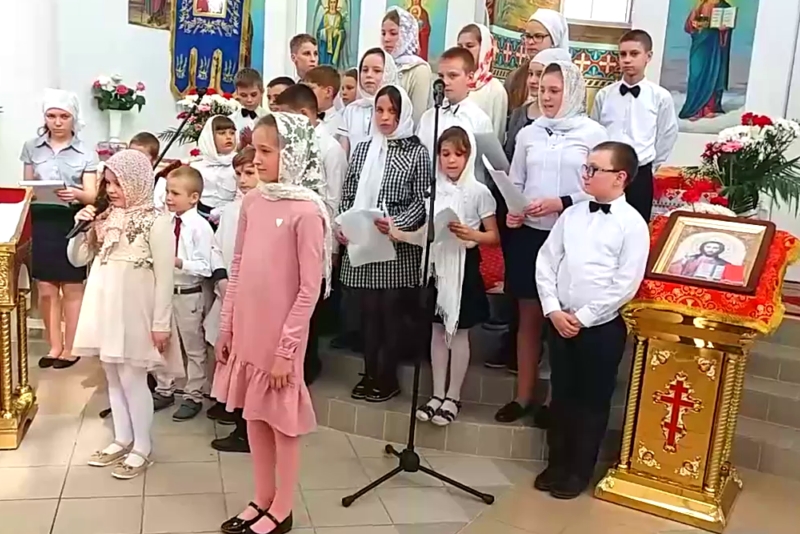 Пасхальный концерт состоялся в Воскресной школе храма Рождества Христова г.Кобрина