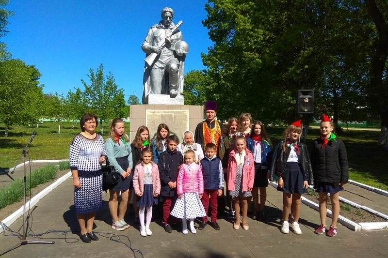 9 мая в аг. Городец прошло торжество в честь священного Дня Победы
