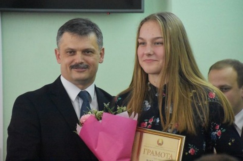 Кобринская легкоатлетка Александра Коньшина награждена Почетной Грамотой Министерства спорта и туризма Республики  Беларусь