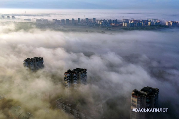 Фотофакт: утром Брест окутал густой туман
