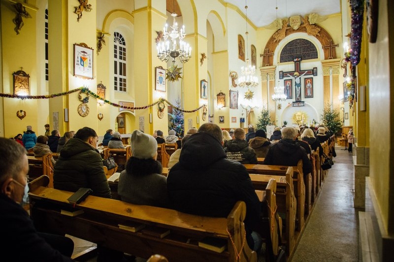 В Кобринском костёле Успения Пресвятой Девы Марии прошло Рождественское Богослужение