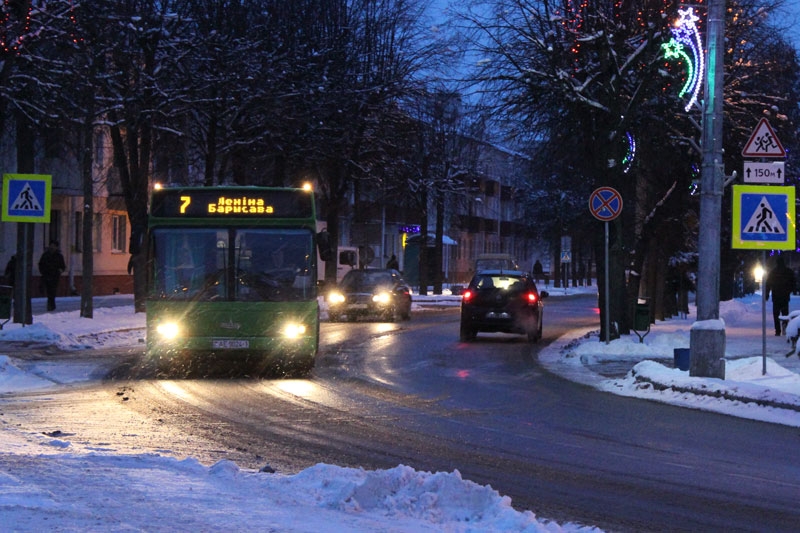 31 декабря и 1 января в Кобрине частично изменится режим работы общественного транспорта