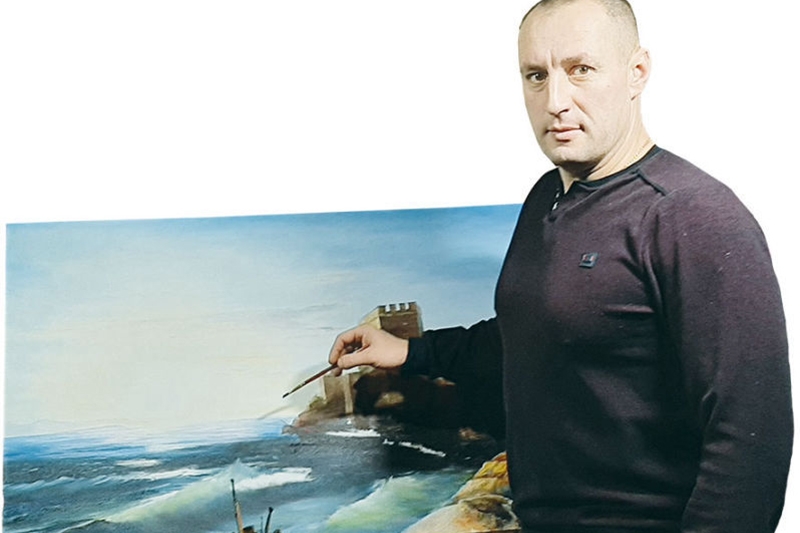 «Живопись — отдушина». Картина капитана милиции Андрея Шугая из Кобринского РОВД выставлена в музее МВД