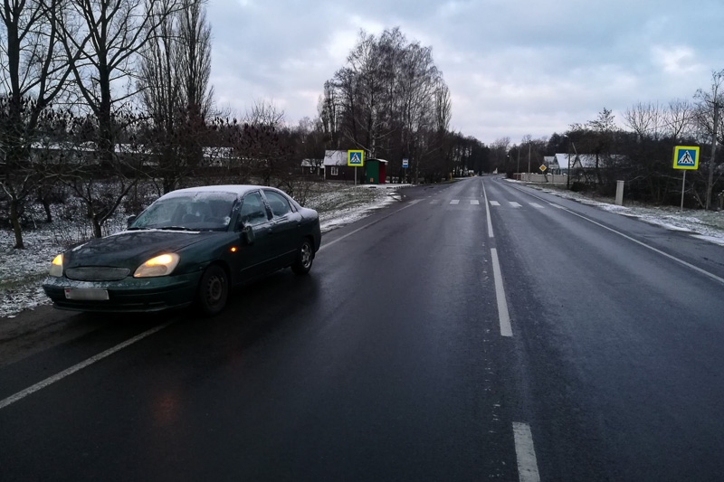 Водитель «Дэу Нубира» сбил женщину на пешеходном переходе. ДТП на улице Северной в Кобрине
