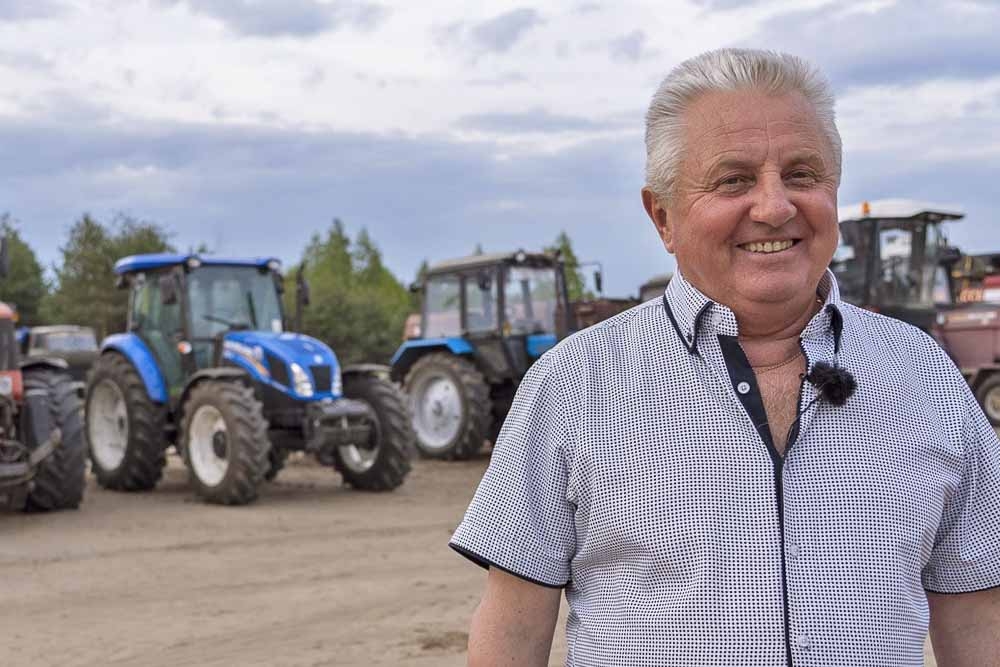 Василий Новик из Кобринского района создал на малой родине образцовое частное хозяйство