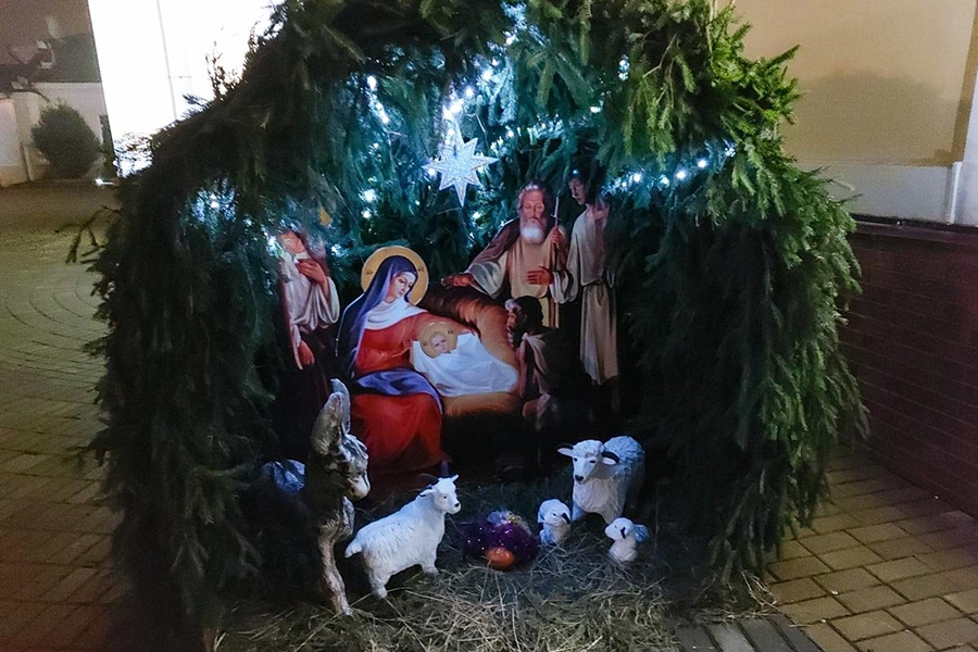 Православные верующие Кобрина празднуют Рождество Христово. ФОТО