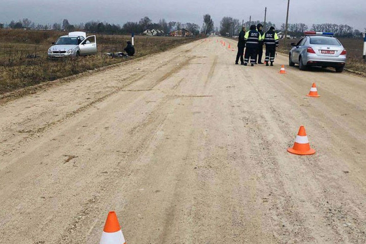 В Кобринском районе водитель насмерть сбил женщину и скрылся