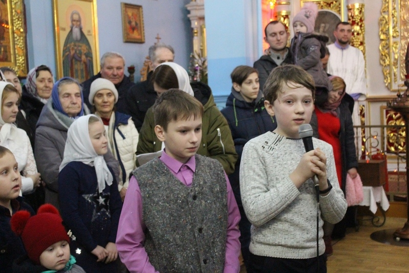 Рождественский праздник прошёл в Воскресной школе Кобринской церкви Николая Чудотворца