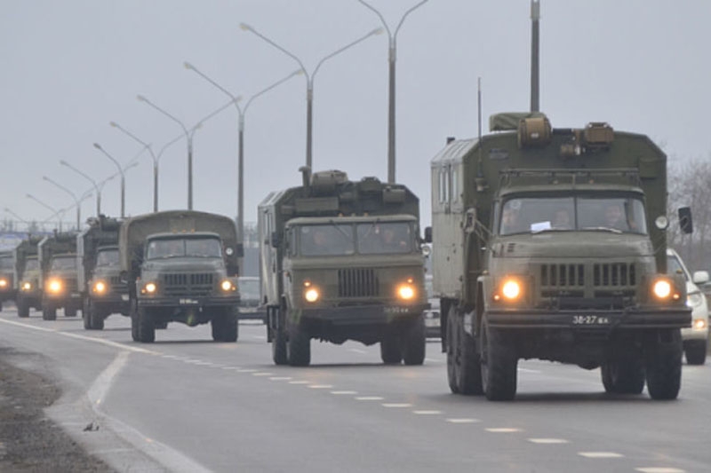 Минобороны: по дорогам Беларуси 31 января -1 февраля ожидается движение военной техники
