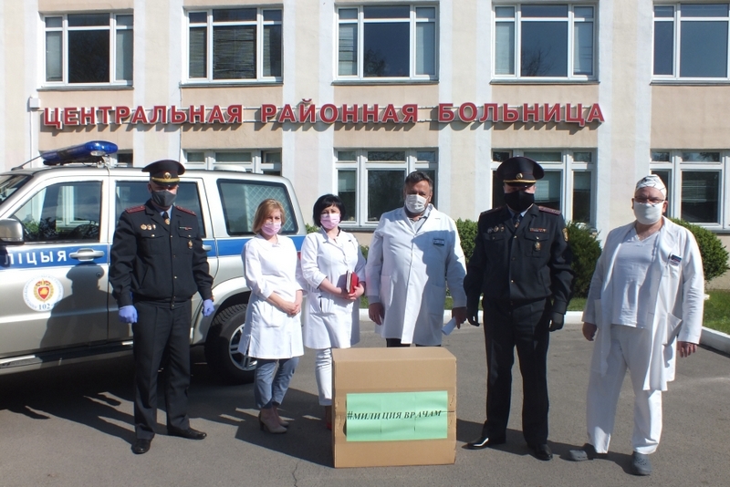 Кобринские милиционеры присоединились к акции «Милиция - врачам»