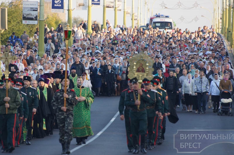 Крестный ход пройдёт по улицам Бреста 18 сентября (Машерова - бульвар - Варшавка)