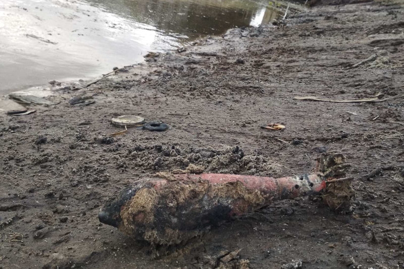 Во время мелиоративных работ в Кобринском районе нашли миномётные мины