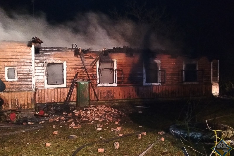На пожаре погиб житель д. Зосимы Кобринского района