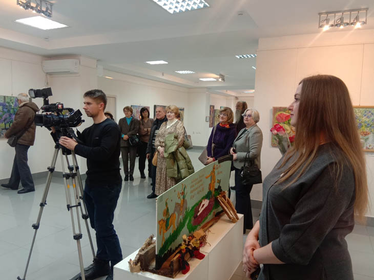 В Бресте открылась выставка работ трех художниц из Кобрина — Светланы Волосюк, Натальи Скарги и Валентины Шохалевич